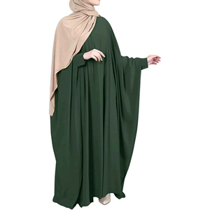 For Cape One Piece Nida Finger String Full Length Modest <b>Islamic</b> Clothing Muslim Women Ramadan Eid Prayer Breathable - Product Image 3