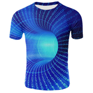 Camiseta Personalizada con Estampado por Sublimación para Hombre, Cuello Redondo, Corte Regular, Manga Corta, Informal, 100% Poliéster, Secado Rápido, Ecológica - Product Image 2