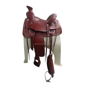 Selle de cheval Wade en cuir véritable Western Pleasure Roping Ranch Wade pour l'équitation Ranching en vrac - Product Image 1