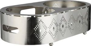 Ensemble de casseroles en acier inoxydable avec couvercle conique, isolé, écologique, durable, chauffe-plats, design moderne de luxe oriental pour fêtes, 24 cm - Product Image 3