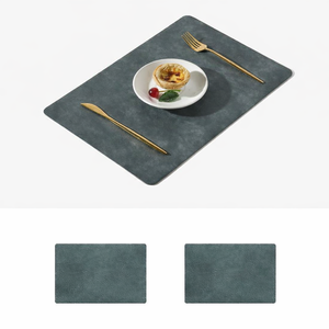 Nouveau Set de Table en Similicuir PU Effet Cuir, Lavable, Idéal pour Événements Festifs et Maisons – Meilleure Vente, Personnalisable pour Tables à Café et à Dîner - Product Image 2