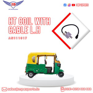 Bobine HT de fabrication indienne avec câble, qualité LH, pièces pour tricycles compatibles avec le modèle RE, exportées vers Haïti et le Honduras - Product Image 3