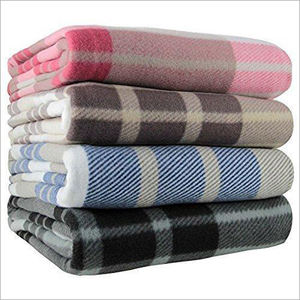 Manta de Cama de Lana Personalizada al por Mayor, Manta Cálida, Suave, de Color Sólido, Económica y Gruesa para el Invierno - Product Image 1