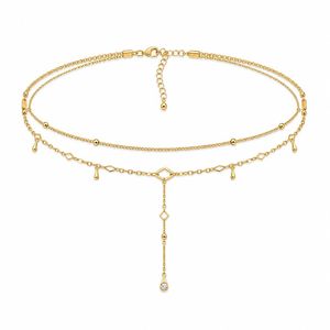 Belly Chain with Tassel Rhinestone Pendant and Gold <b>Beads</b>, Sexy Layered Body Chain for Swimwear Accessories - Product Image 6