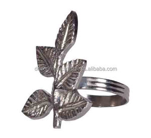 Mira servilletero de lujo surtido servilleteros de latón decoración de mesa de boda y fiesta servilletero de diseñador hecho a mano - Product Image 5