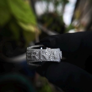 Iced Championship <b>Ring</b> Custom <b>Mens</b> 925 Sterling <b>Silver</b> VS+ Moissanite 5CT GRA Certified Prong Set Hip Hop Statement Jewelry - Product Image 5