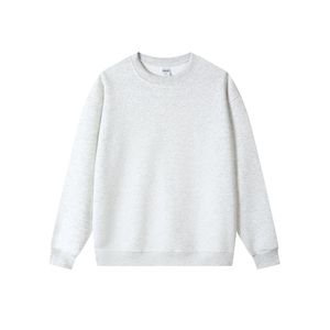 Sweat-shirt col rond essentiel surdimensionné en coton 100% 350 g/m² couleur unie pour l'hiver, personnalisable, best-seller, avec étiquette privée OEM complète - Product Image 4