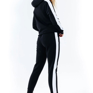 Conjunto de Sudadera con Capucha y Pantalones Deportivos Unisex de Forro Polar Grueso de 350 g/m² con Bordado Personalizado - Product Image 4
