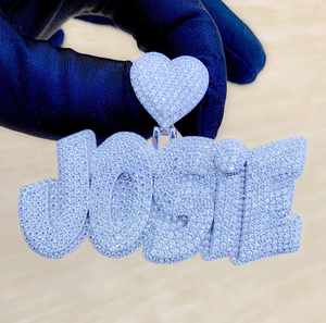 Joyería Infantil de Lujo en Plata de Ley 925, Corona de Diamantes con Letra, Regalo de Boda Clásico, Certificado IGI, Engaste de Garras - Product Image 4