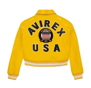 เสื้อแจ็คเก็ตหนัง Avirex แท้ 100% สำหรับฤดูหนาว รับทำโลโก้และดีไซน์ตามสั่ง แฟชั่น กันน้ำ คุณภาพพรีเมียม MOQ ต่ำ - Product Image 3