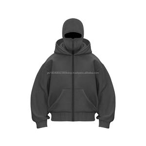Best Quality Wholesale Price Customized New <b>Men</b> Windproof Running Breathable <b>Snood</b> Balaclava Hoodies Hoodies for Man 100% Cotton - Product Image 2