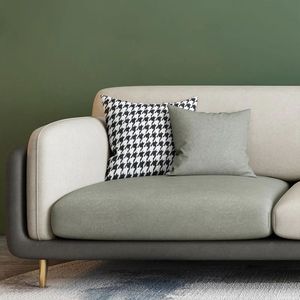 โซฟาผ้า 3 ที่นั่งร่วมสมัย โซฟาสไตล์มินิมอลทันสมัยสำหรับเฟอร์นิเจอร์ห้องนั่งเล่น - Product Image 2