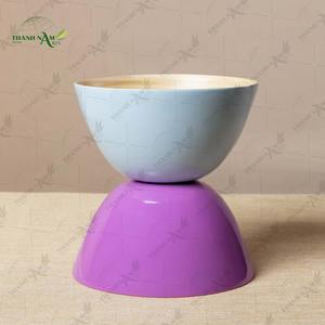 Spun Bamboo Bowl Luxury Handcrafted Bamboo Bowl for Home and Kitchen Eco Friendly Premium <b>Tableware</b> for EU US Market - Product Image 5