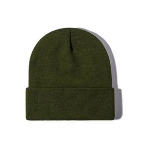 Gorros de punto con dobladillo personalizados al por mayor, gorros de punto acanalado con logotipo personalizado para marcas de moda boutique, proveedor mayorista, MOQ bajo - Product Image 3