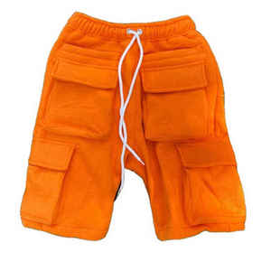 Pantalones Cortos Deportivos para Hombre, 100% Algodón, Estilo Urbano, con Cordón Elástico en la Cintura, Bolsillos Laterales y Bordados, para Primavera - Product Image 5