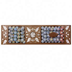 New Arrival MOP Inlay Chocolate Serving Storage Tray For Ramadan <b>Eid</b> <b>Gift</b> Festive Dry Fruit Serving Platter For Tabletop Decor - Product Image 1