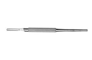 Lame de bistouri chirurgical avec manche B.P. pour instruments de chirurgie buccale, certifiée CE 3,4 Manuel en acier inoxydable - Product Image 5