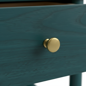 Mesa de Centro Moderna Color Rosa Pastel con Madera de Caucho Resistente y Chapa de Roble MDF para Sala de Estar, Dormitorio y Hogar - Product Image 2