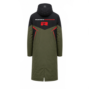 Parkas à capuche légers en toile, vestes longues confortables, manteaux d'hiver décontractés pour hommes, vêtements d'extérieur en gros - Product Image 2
