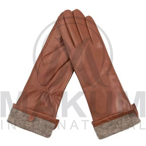 Gants en cuir respirants pour hommes, doublés de velours, pour la conduite en extérieur, chauds pour l'hiver, Pakistan, Nouvelle Arrivée 2025 - Fournisseur en gros de vêtements de mode - Product Image 5
