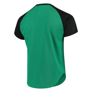 Maillot de baseball et de lacrosse personnalisé en mesh respirant, col en V, manches courtes, logo avant, uniforme d'équipe pour adultes, haute qualité - Product Image 5