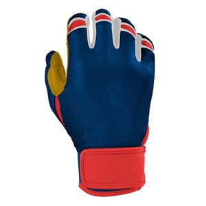 Gants de frappe ELIXE SPORTS ES-4001 en cuir bleu, rembourrés, fermeture auto-agrippante, unisexe adulte, entraînement, ambidextres, tissage flexible, durables - Product Image 4