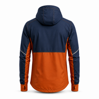 Veste bomber à capuche pour homme, design personnalisé, logo personnalisé, imperméable, en tissu polyester softshell, pour la course à pied et les sports de plein air