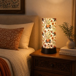 Elephant Floral Print LED Table Lamp Decorative Bedside <b>Night</b> <b>Light</b> Modern Desk Lamp Bedroom Living Room Study Home Decor Energy - Product Image 4