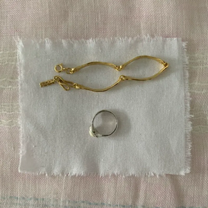 S925 Sterling Silver Korean Niche Design Sense Old Milk Candy <b>Square</b> Ring Korean Style Wind Blogger Master Ring - Product Image 5