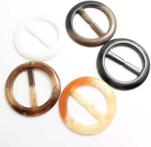 หัวเข็มขัดเรซิ่นทรงวงรีสีสันสดใสสำหรับตกแต่งกระเป๋า - Product Image 6