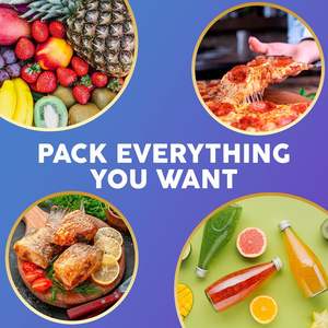 Sacs isothermes de courses Blak robustes 13' x 14' x 8' – Lot de 30 sacs de livraison alimentaire isothermes 13x14x8 - Product Image 6