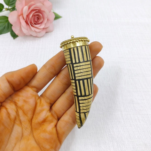 Collier pendentif en corne de buffle d'eau, écologique, thème amour, poli, fait main, bijoux artisanaux naturels par FAIZA CRAFT (FC-7753) - Product Image 5