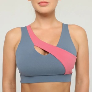 New Design Custom Made High Quality Quick Dry Breathable Spandex/Polyester Sports Bra for Women Fitness Wear in Pakistan - Product Image 3