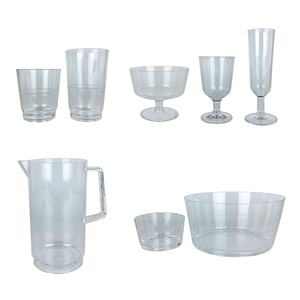 Gobelet à eau en plastique transparent incassable de 11 oz pour la maison, le restaurant et l'extérieur - Product Image 3