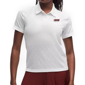 Polo en maille diamantée Premium Swiftly pour femme, respirant, extensible, séchage rapide, haut décontracté performant, option logo personnalisé - Product Image 1