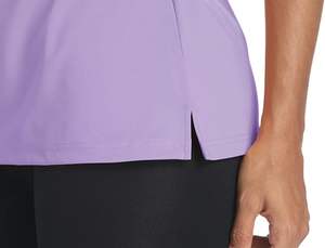 Polos et t-shirts légers, respirants, de couleur violette, personnalisés pour le sport et le golf, pour femmes, fabriqués au Pakistan. - Product Image 3