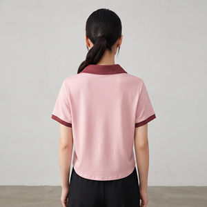 Camiseta de Mujer 100% Algodón, con Logotipo Bordado Personalizado, Calidad Premium, Verano, Ecológica, Transpirable, Informal - Product Image 5