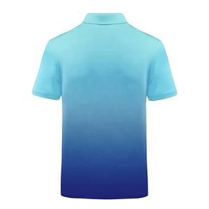 Camisas de Cuello Alto para Hombre, Sublimadas, de Manga Corta, Corte Regular, con Logotipo Personalizado, 100% Poliéster, Secado Rápido, OEM, Venta al Por Mayor - Product Image 1