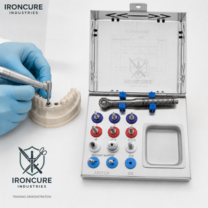 Kit de compression osseuse et de lifting de sinus pour implants dentaires, 13 pièces, avec vis d'expansion, clé à cliquet et adaptateurs - Product Image 4