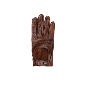 Gants de conduite noirs en cuir d'agneau véritable pour hommes et femmes, fournisseur en gros OEM, qualité supérieure, gants de conduite à doigts complets - Product Image 3