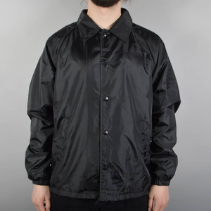 Custom Nylon/Polyester Black <b>Coaches</b> Jackets Men's Black <b>Coaches</b> Jackets Windproof Autumn Wear <b>Coaches</b> Men's Jacket - Product Image 1