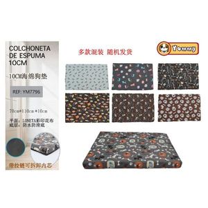 Tapis en mousse pour animaux de compagnie 10 cm avec fermeture éclair et noyau amovible pour chiens Yommy - Product Image 1