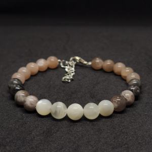 Pulsera Ajustable Hecha a Mano con Cuentas de Lapislázuli y Plata de Ley, Cristal Curativo, Regalo de San Valentín - Product Image 1