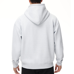 Prix de gros – Sweat à capuche surdimensionné pour homme, personnalisé, en coton mélangé, fabrication sur mesure - Product Image 2