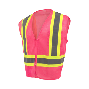 Commercial Safety Vest High Visibility Reflective Apparel For Parking Security Staff Facility Management <b>Construction</b> <b>Work</b> Gear - Product Image 2