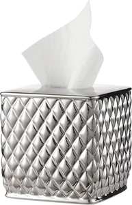 Caja de pañuelos hecha a mano, cubo decorativo para pañuelos, caja de pañuelos de cuero impermeable - Product Image 3