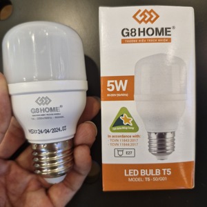Bombilla LED G8 HOME de 5W, SKD DOB, Base B22/E27, Eficiente Energéticamente, Hecha en Vietnam, Súper Duradera, Temperatura de Color de 6500K, Vida Útil de 20,000 Horas - Product Image 1