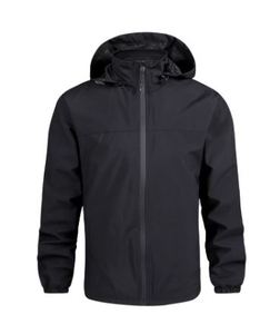 Veste bomber coupe ajustée unisexe, technologie coupe-vent, veste décontractée pour la pêche en plein air, fermeture éclair, veste légère et tendance - Product Image 6