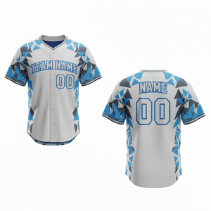 Camiseta de Béisbol Personalizable para Adultos, Transpirable, de Secado Rápido, 100% Poliéster, Sublimada, con Cuello en V, Unisex, para Todas las Temporadas - Product Image 2