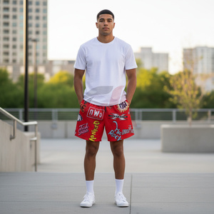 Shorts d'été pour hommes en sublimation 100 % polyester, imprimé intégral, légers, respirants, grandes tailles 2026 - Product Image 6